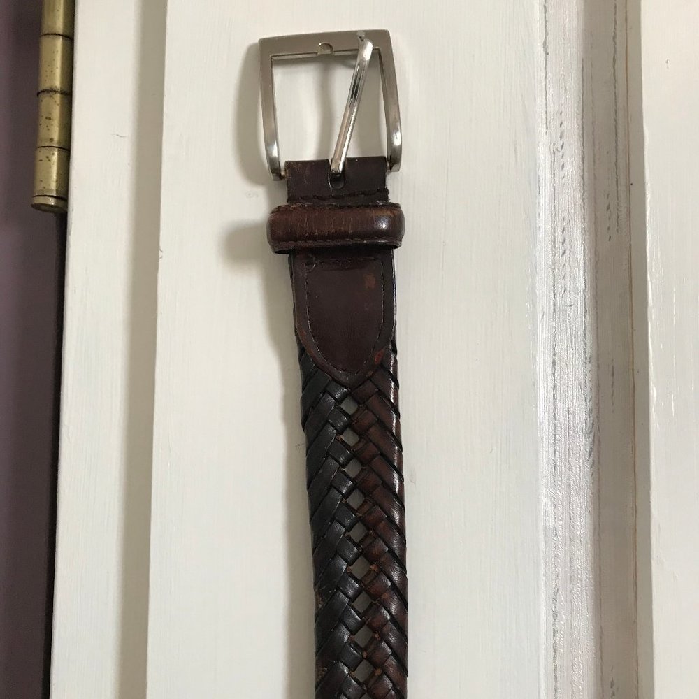 Dockers Braided Leather Belt